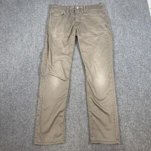 Levi's Jeans Mens 32x32 (Fits 32x31) Bronze Beige 511 Slim Fit Stretch
